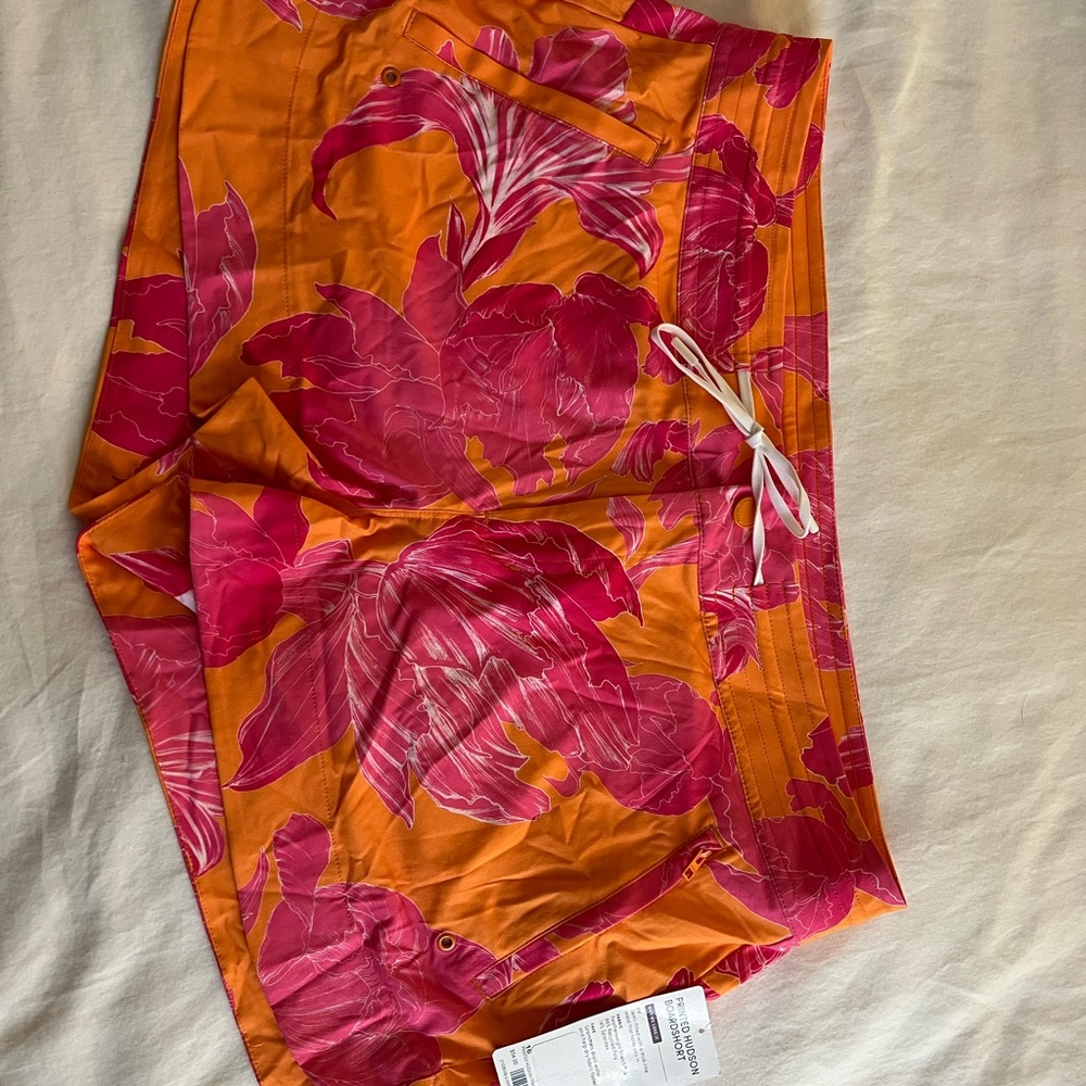 Athleta Printed Hudson Swim Shorts